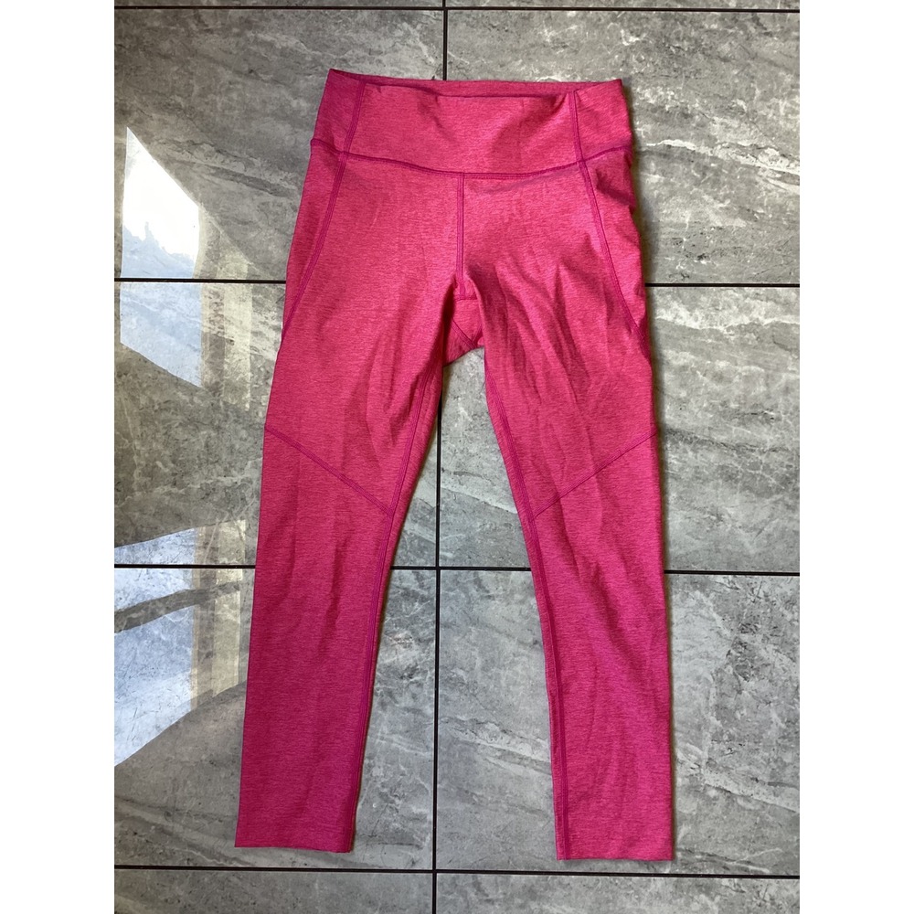 Outdoor Voices Pink Space Dye High Rise Cropped Leggings Women Small RN147908